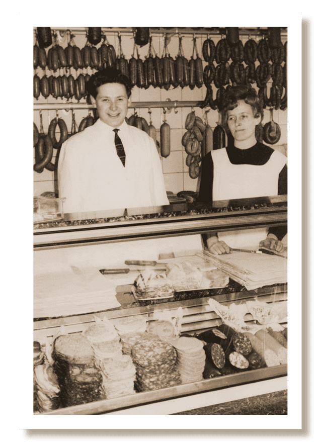 Eröffnung Fleischerei Kirchhoff 01.04.1966