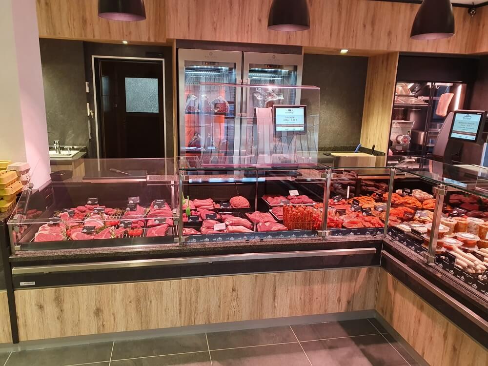 Neu gestalteter Verkaufsraum nach Umbau