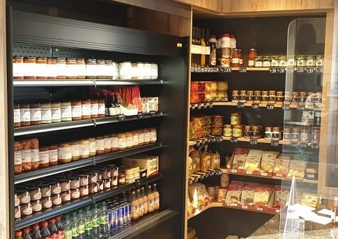 Neu gestaltete Außenfassade nach Umbau